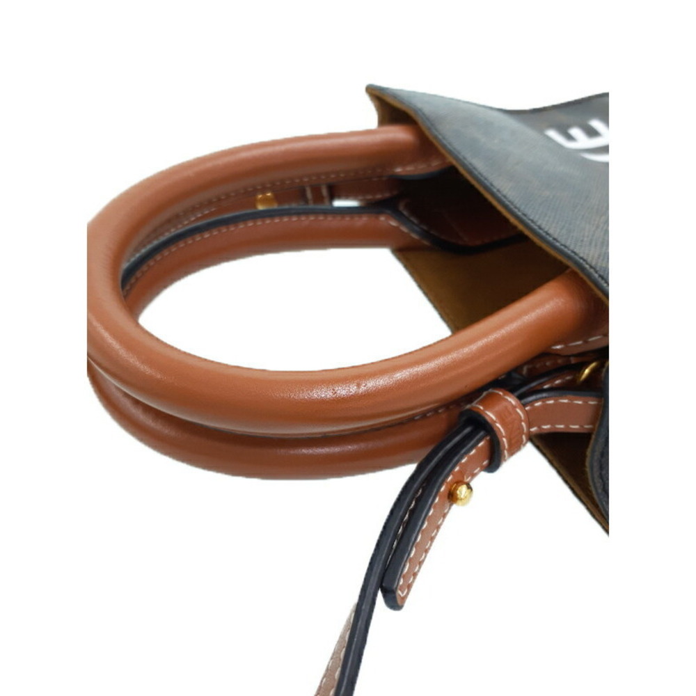 Celine Triomphe Canvas Vertical Cabas Bag - Picture 7 of 9